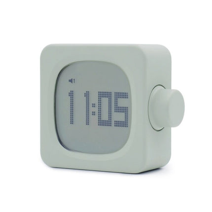 Minimalistische digitale wekker met snooze