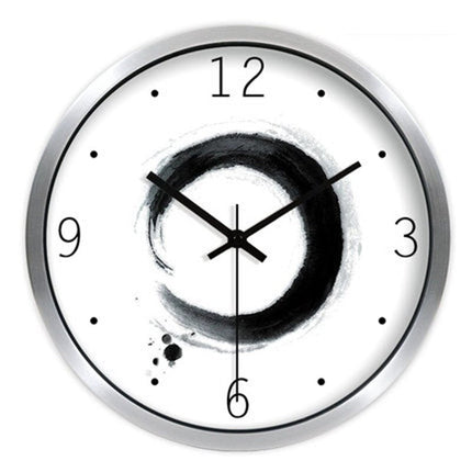 Moderne wandklok met artistiek design