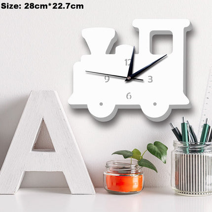 Wandklok kinderkamer vorm van sneeuwpop