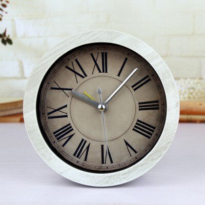 Kleine ronde retro tafelklok