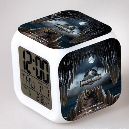 Kubus wekker met Jurassic Park thema