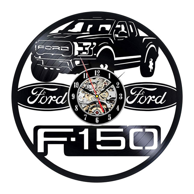 Ford Mustang auto vinyl wandklok