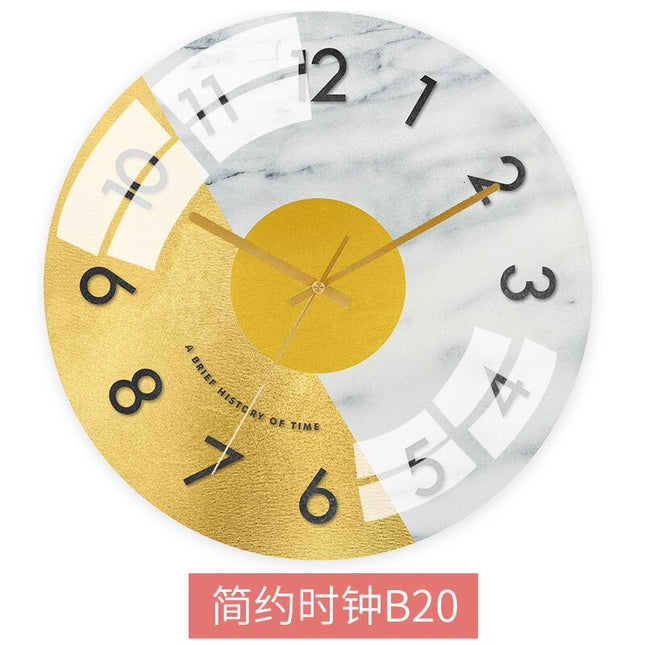 Kleurrijke Abstracte Wandklok Modern Design