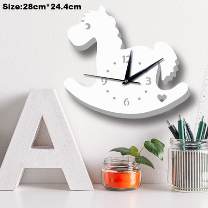 Witte kinderklok in vorm van raket