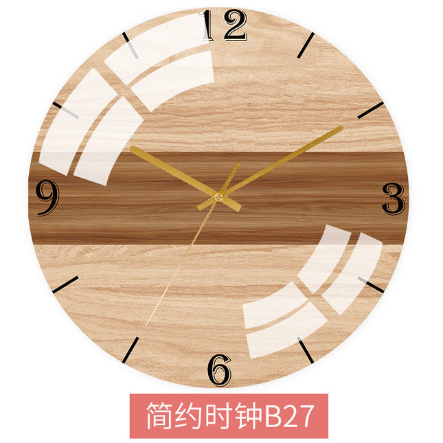 Kleurrijke Abstracte Wandklok Modern Design