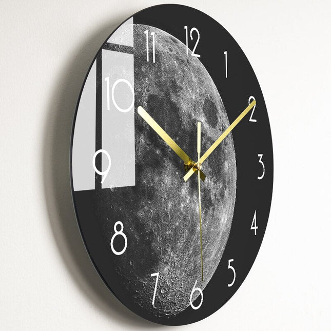 Artistieke Wandklok met Gouden Details