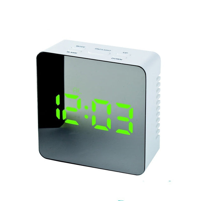 Digitale wekker met spiegel display