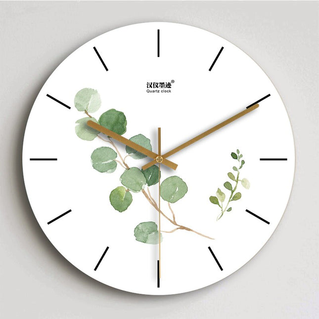 Design Klok Roségoud Glitter Marmerlook