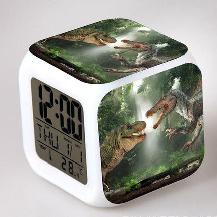 Kubus wekker met Jurassic Park thema