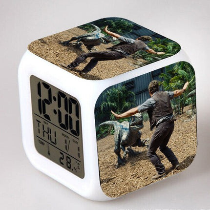 Kubus wekker met Jurassic Park thema