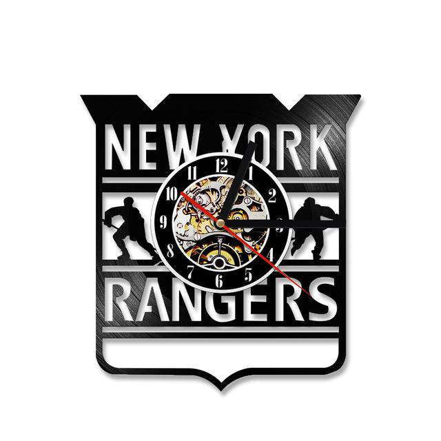 LED wandklok New York Rangers