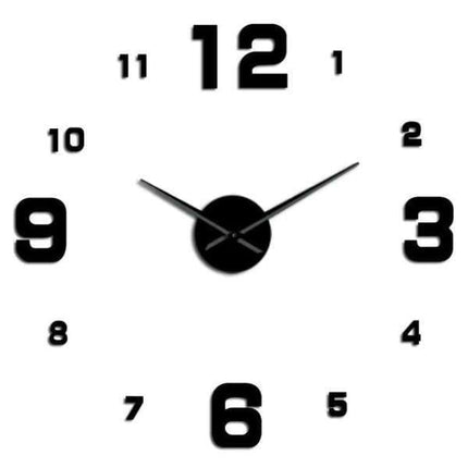 Grote moderne 3D DIY wandklok