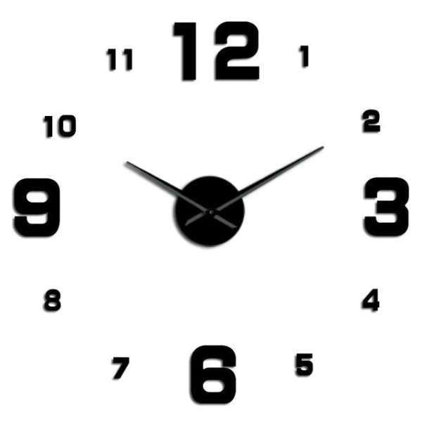 Grote moderne 3D DIY wandklok