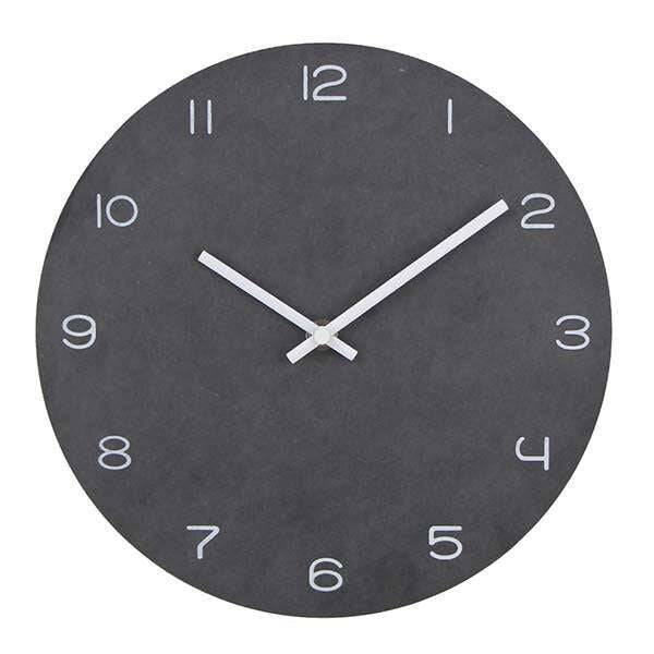 Minimalistische stille design wandklok