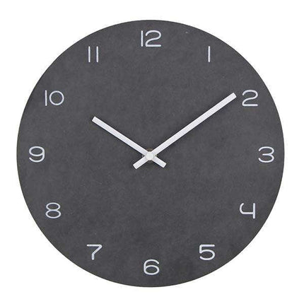 Minimalistische stille design wandklok