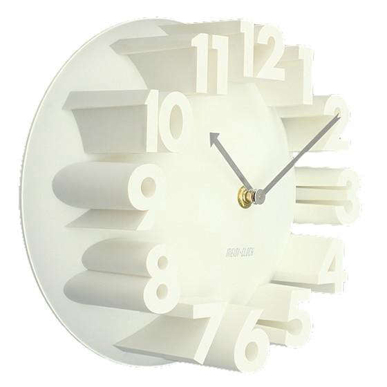 Moderne design wandklok met 3D-cijfers