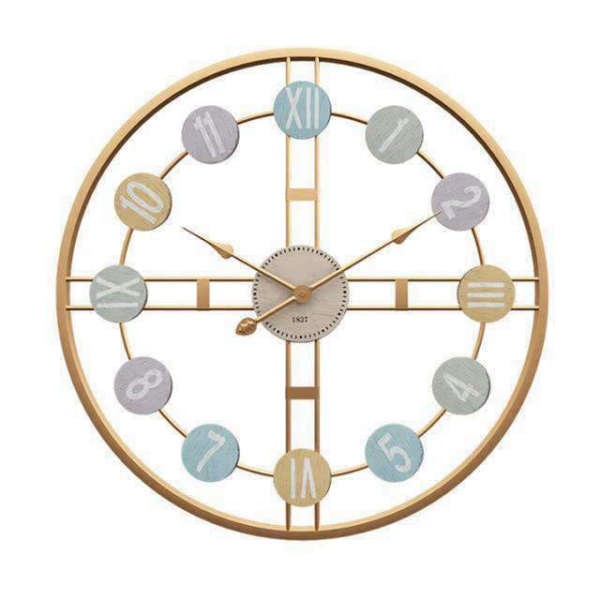 Steampunk wandklok met Romeinse cijfers