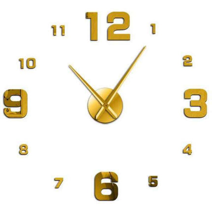 Grote moderne 3D DIY wandklok