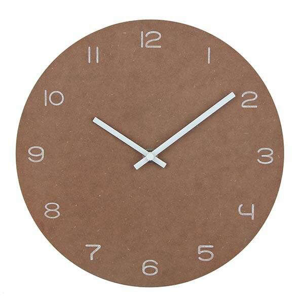 Minimalistische stille design wandklok