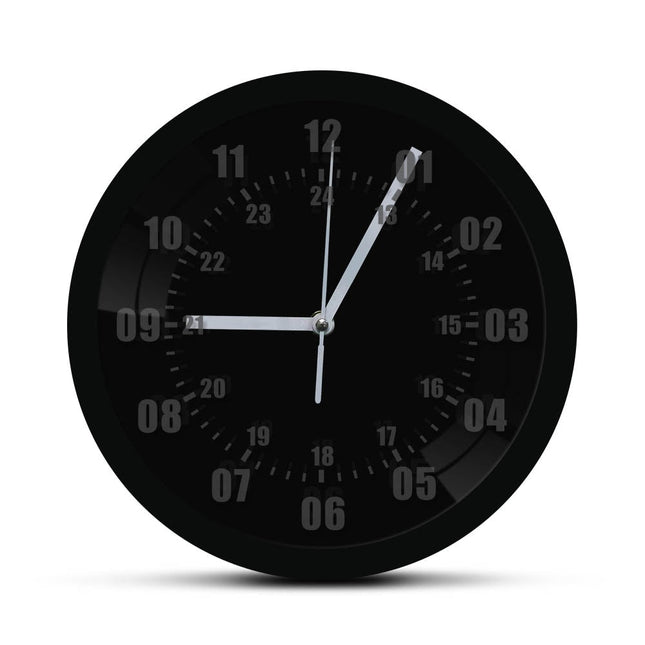 Militaire stijl wandklok met led verlichting