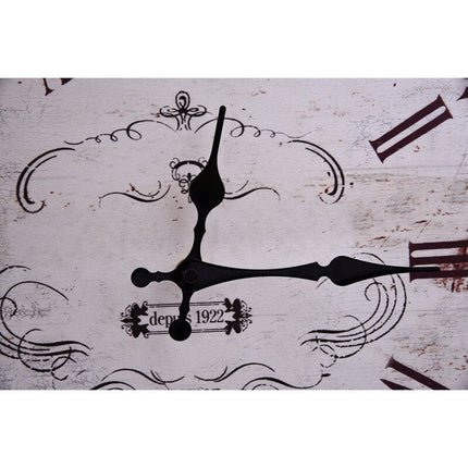 Landelijke houten wandklok 35 cm