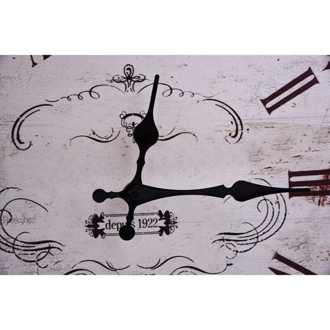 Landelijke houten wandklok 35 cm