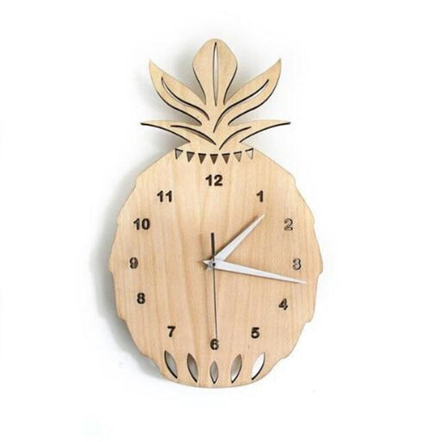 Houten wandklok uil voor kinderkamer
