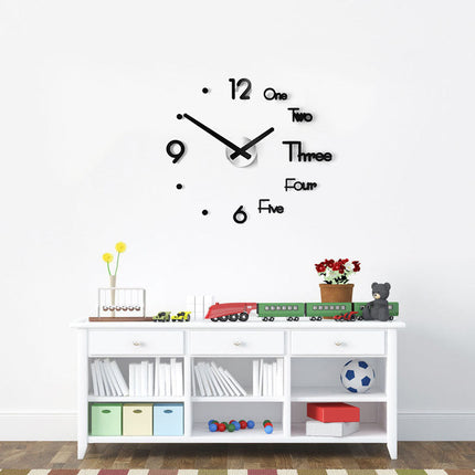 DIY 3D Wandklok met Geschreven Cijfers