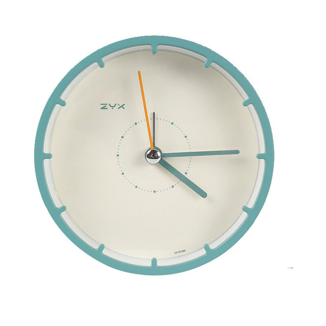 Minimalistische ronde tafelklok zonder cijfers