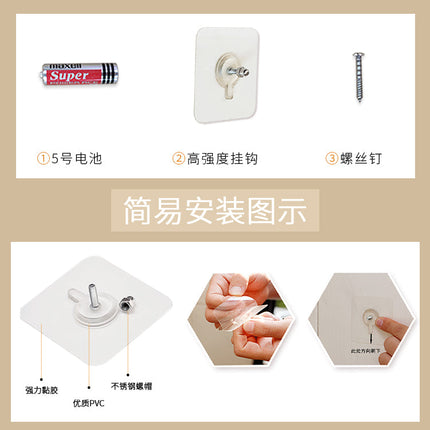 Moderne houten tafelklok met slinger