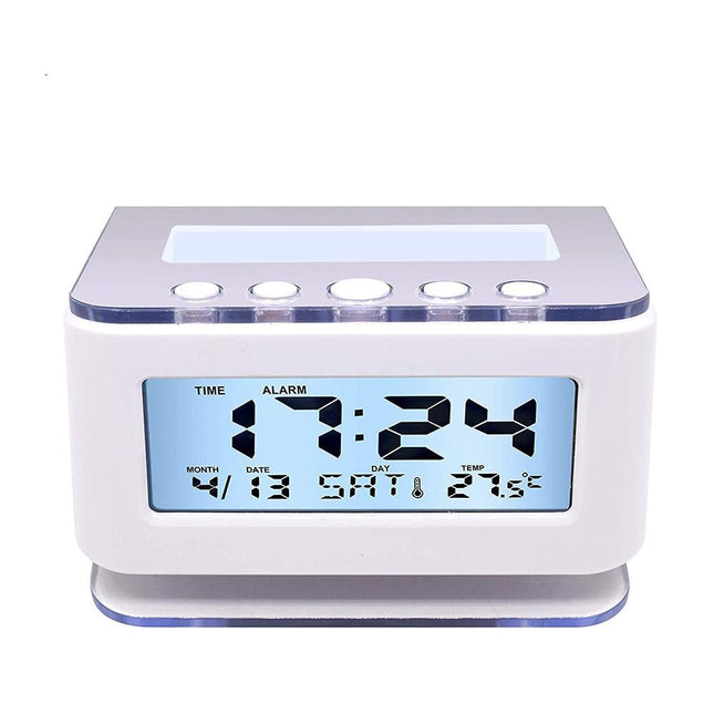 Digitale wekker met temperatuurweergave