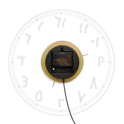 Led wandklok met Arabische cijfers