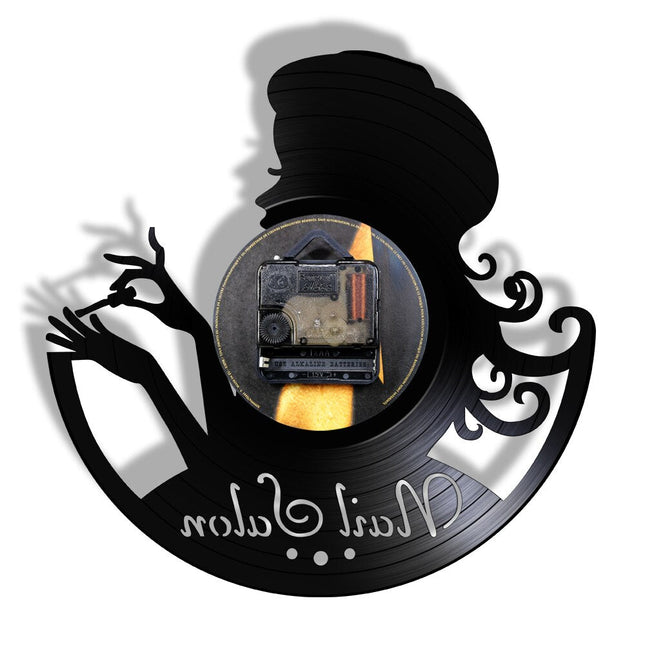 Vinyl wandklok decoratie voor nagelsalon