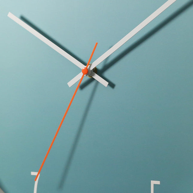 Moderne Blauwe Wandklok Scandinavisch Design