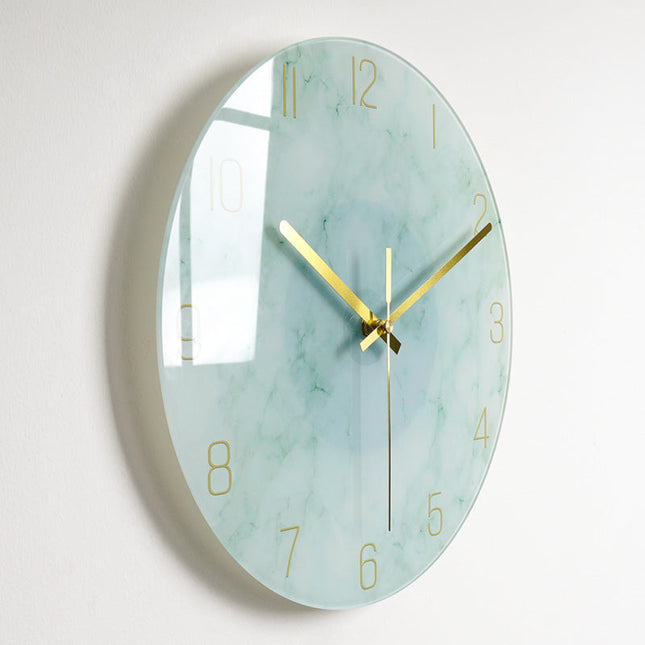 Artistieke Wandklok met Gouden Details