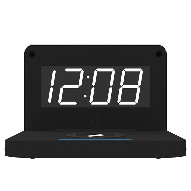 Digitale wekker met draadloze oplader