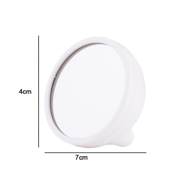 Kleine digitale LED tafelklok met spiegel