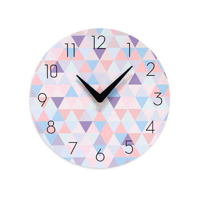 Design kinderklok met geometrisch patroon