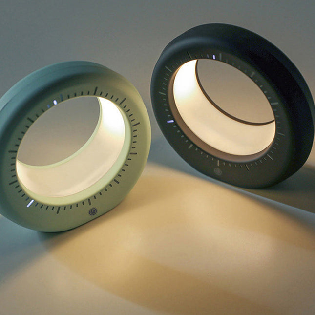 Moderne wekker met maan nachtlamp