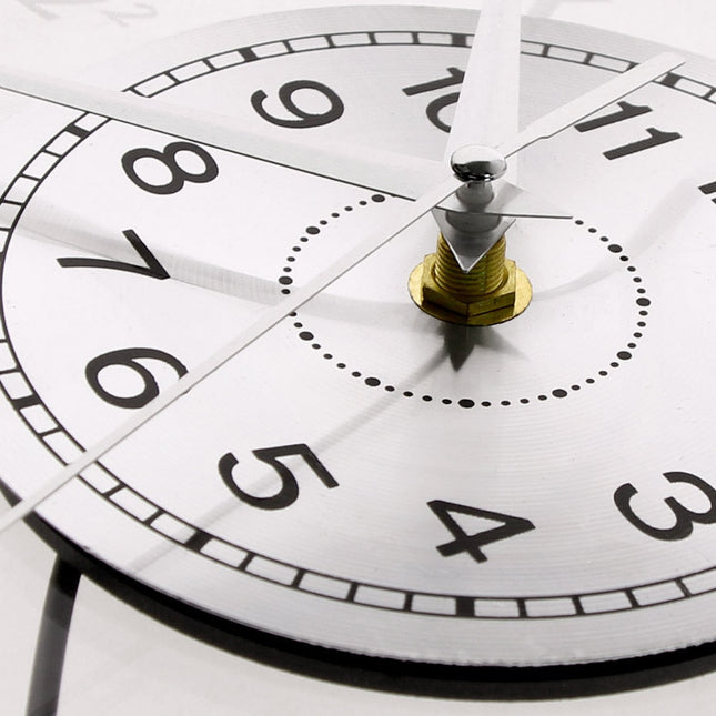 Koffie thema wandklok met led verlichting