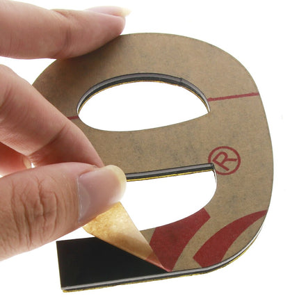 Grote 3D motor wandklok sticker