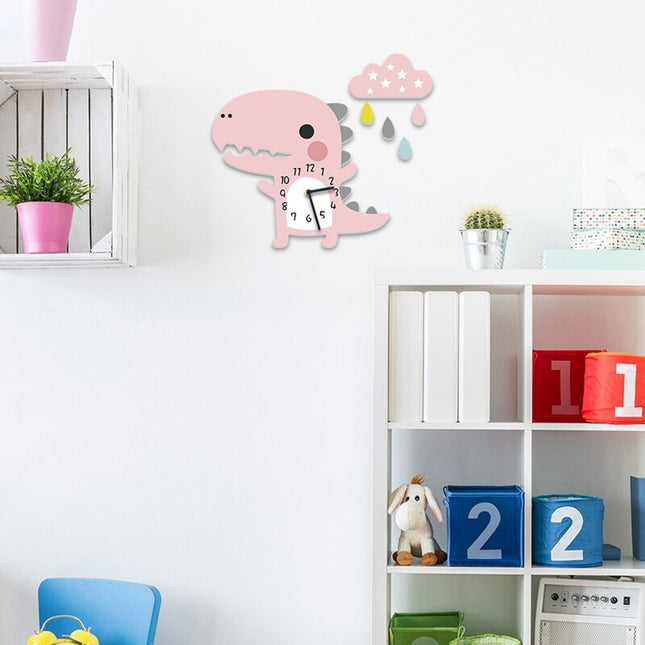 Leuke kinderklok in vorm van dinosaurus