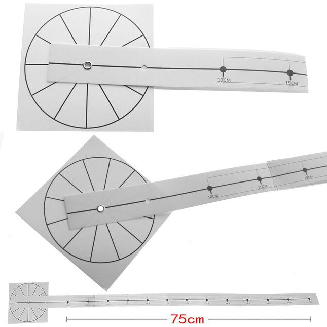 Grote 3D motor wandklok sticker