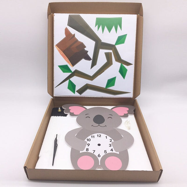 Leuke koala wandklok voor kinderkamer