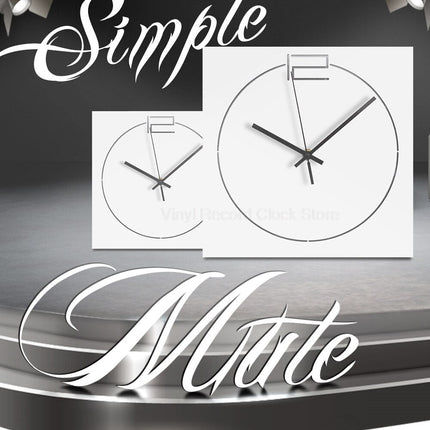 Moderne minimalistische vierkante design wandklok