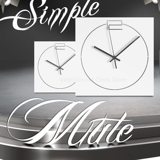 Moderne minimalistische vierkante design wandklok