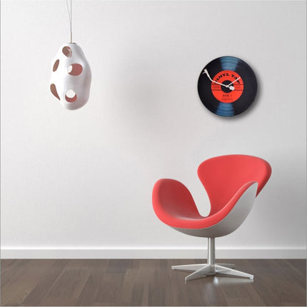 Retro platenspeler vinyl wandklok