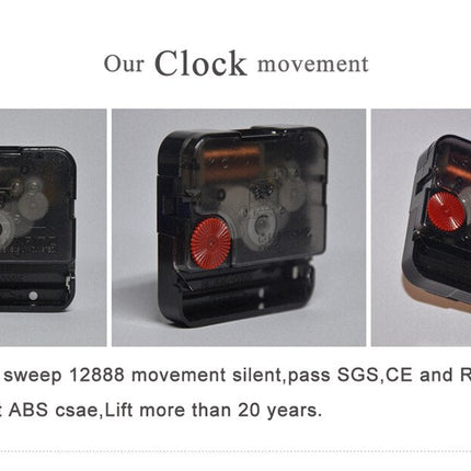 Oranje kinderklok met groene dinosaurus