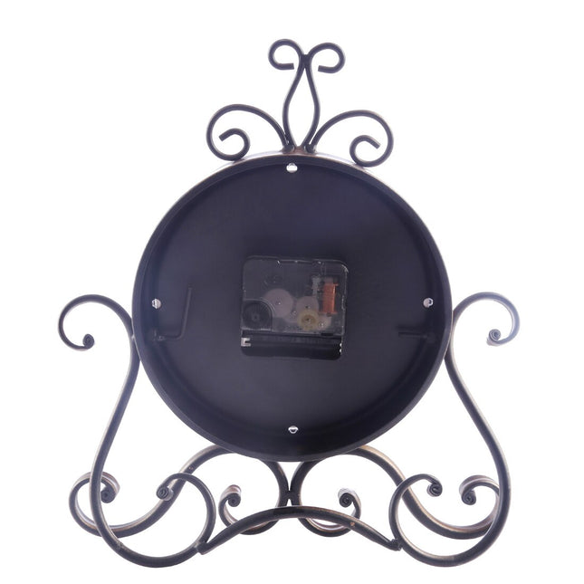 Vintage tafelklok met octopus standaard