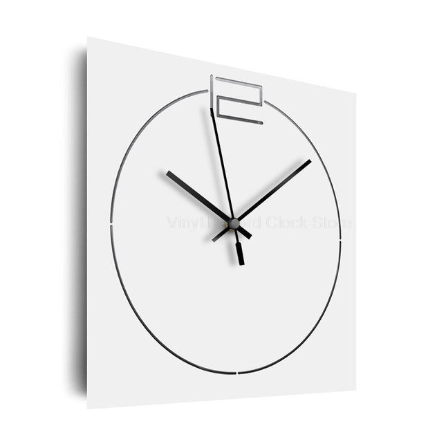 Moderne minimalistische vierkante design wandklok